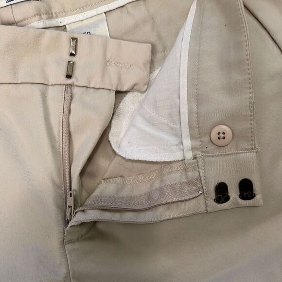 Dockers Women's Beige Petite Ideal Fit Straight Chinos - Picture 4 of 9